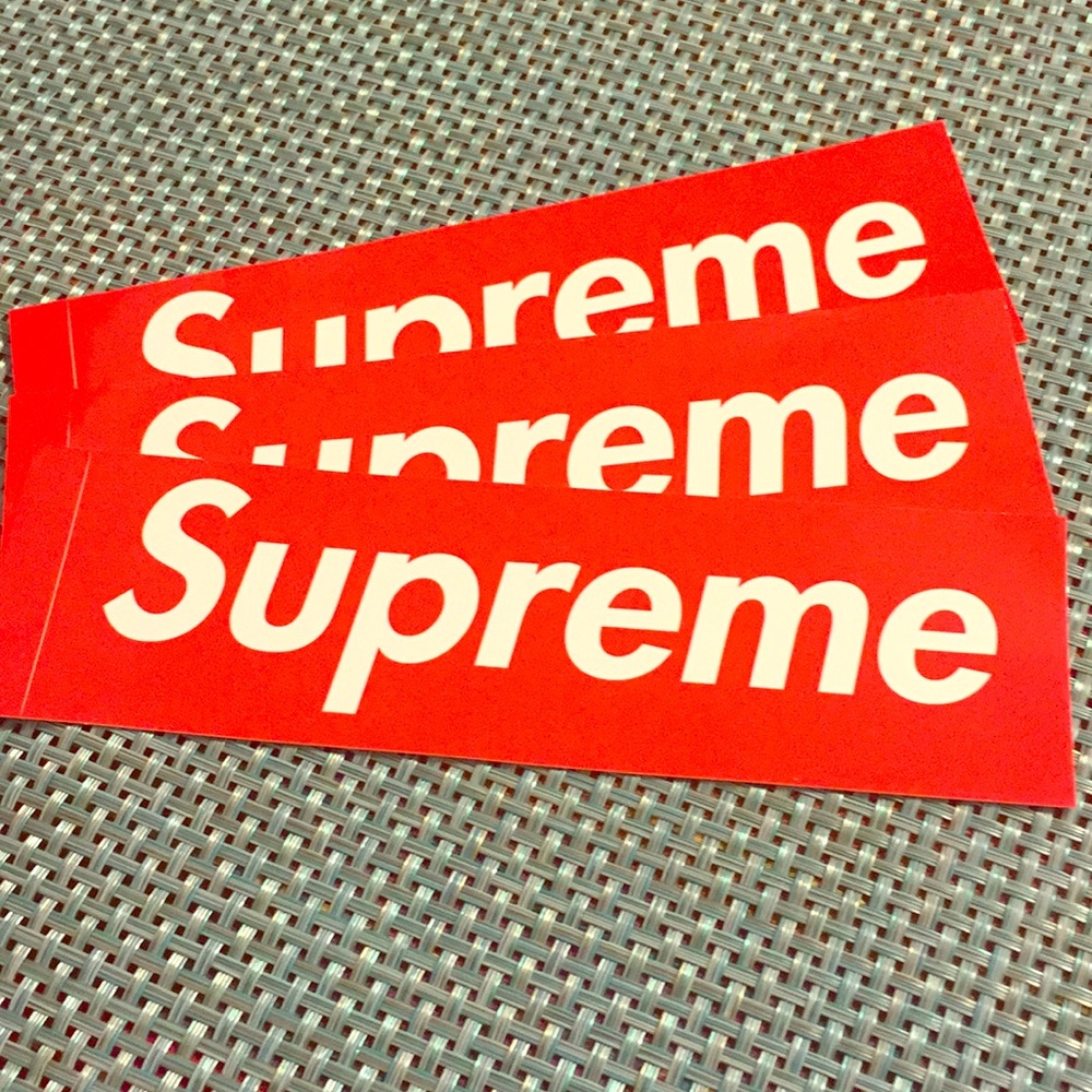 Supreme box logo sticker